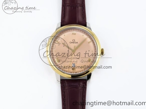 0415 De Ville Date YG MKF 1:1 Best Edition Brown Dial Roman Marker on Brown Leather Strap A OdorResistant 7751